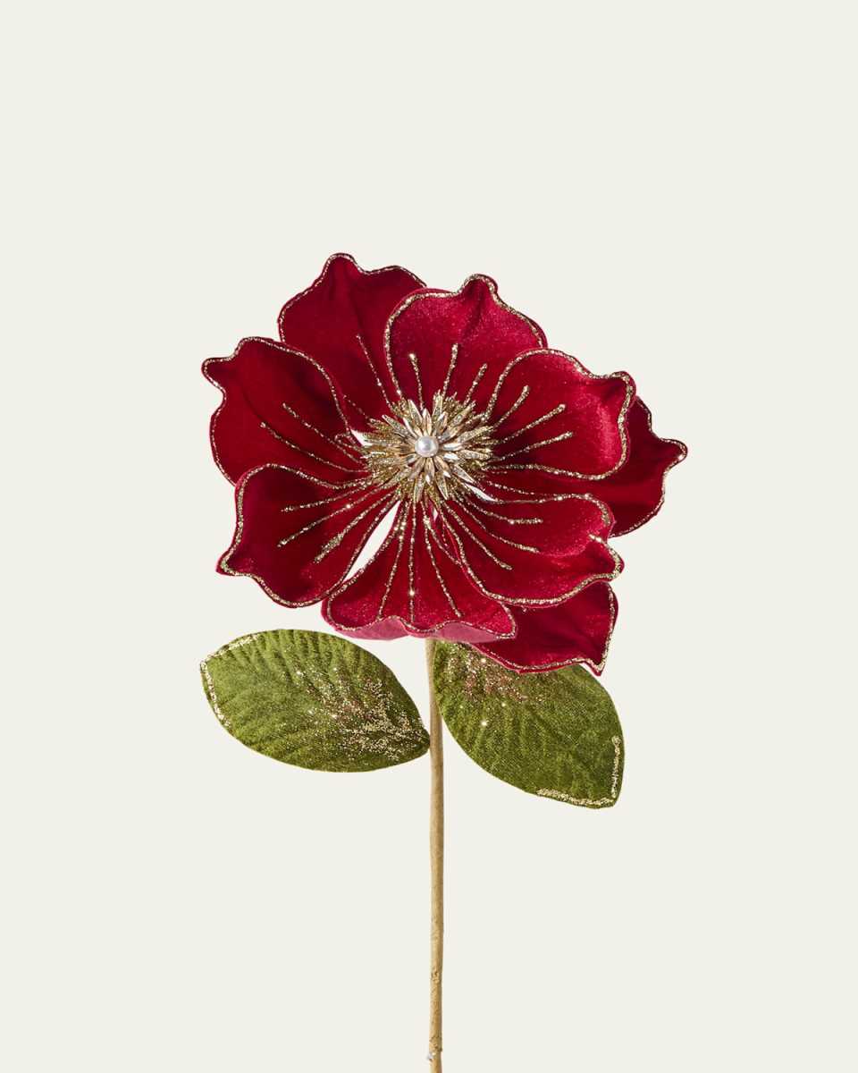 Jeweled Magnolia Stem, 22"